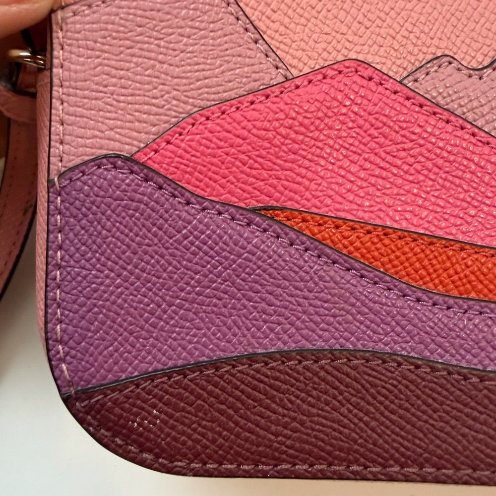 Coach Pink and Purple Crossbody Bag - Picture 12 of 14